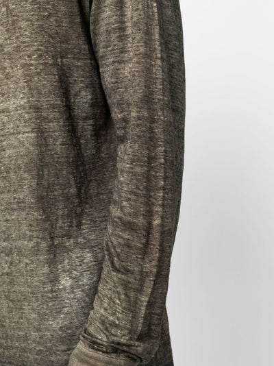 Avant Toi - Chemise Lin Green à effet délavé - Lothaire