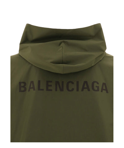 Balenciaga - Blouson à logo imprimé - Lothaire
