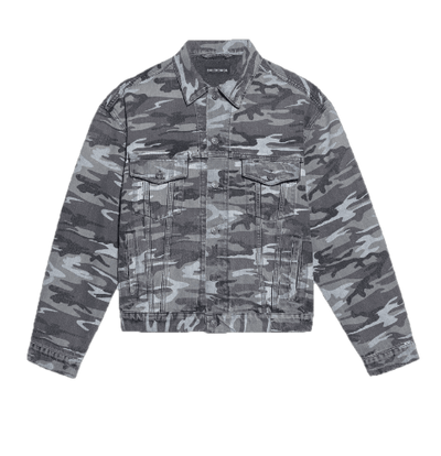 BALENCIAGA - Blouson gris militaire fit large - Lothaire