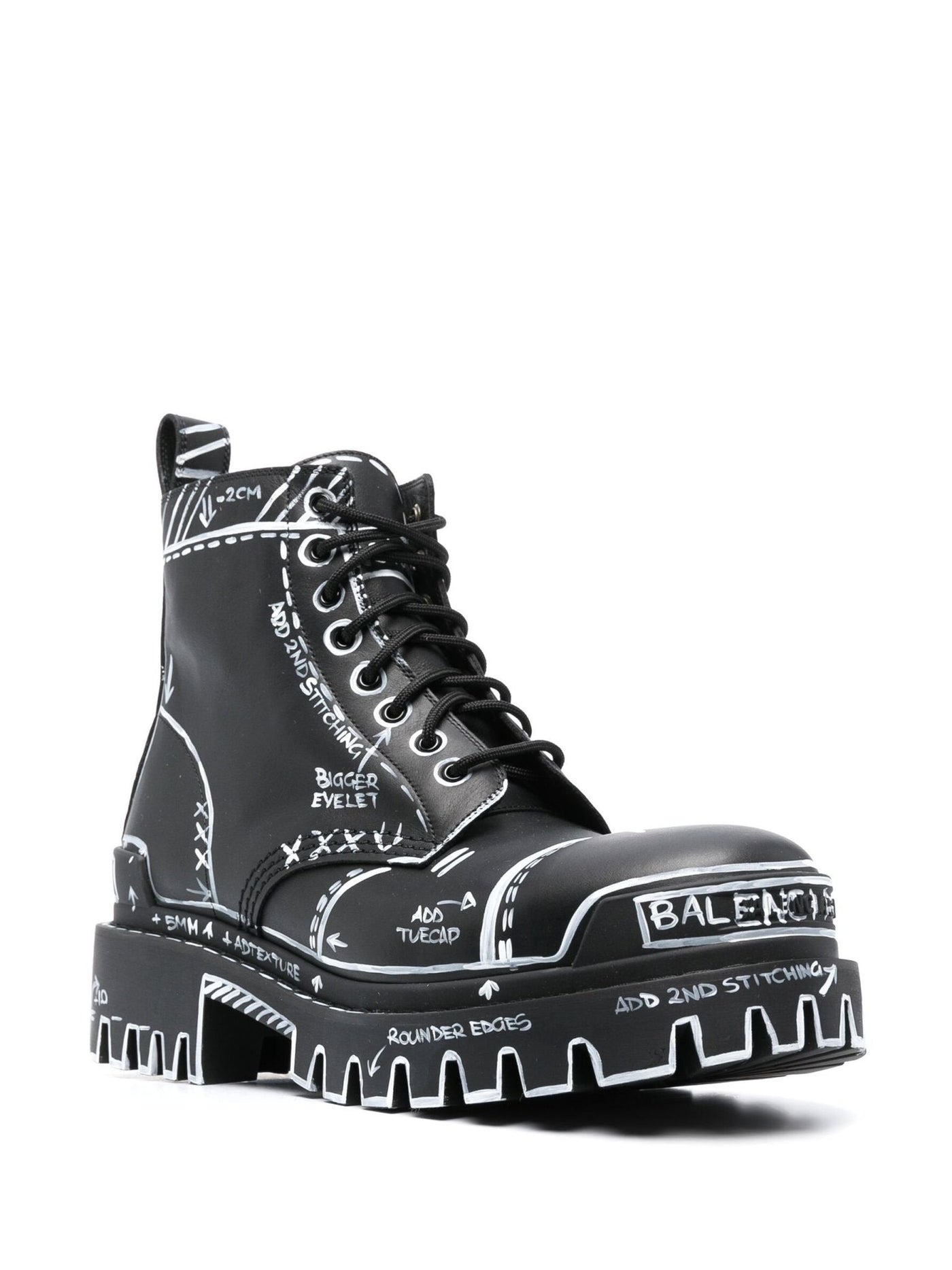 Balenciaga Bottes de combat Strike 30 - Lothaire