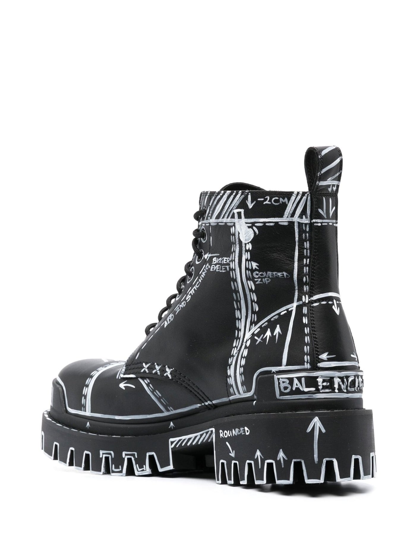 Balenciaga Bottes de combat Strike 30 - Lothaire