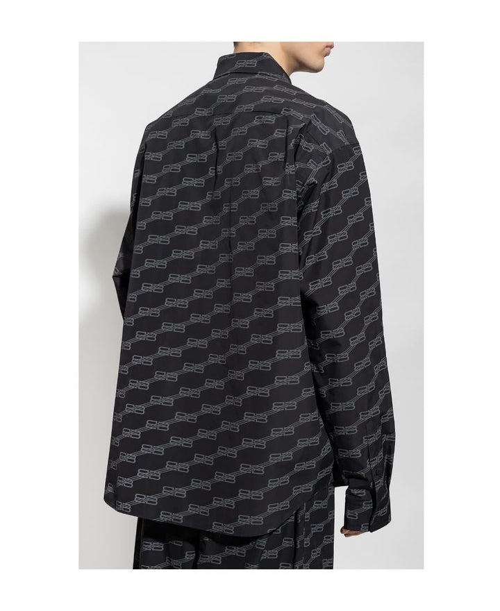 Balenciaga Chemise Oversize logo BB - Lothaire