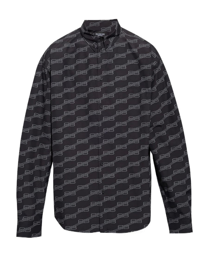 Balenciaga Chemise Oversize logo BB - Lothaire