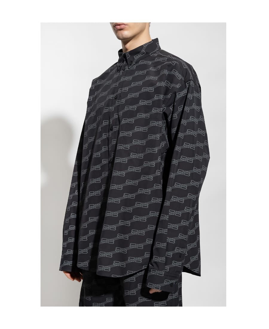 Balenciaga Chemise Oversize logo BB - Lothaire