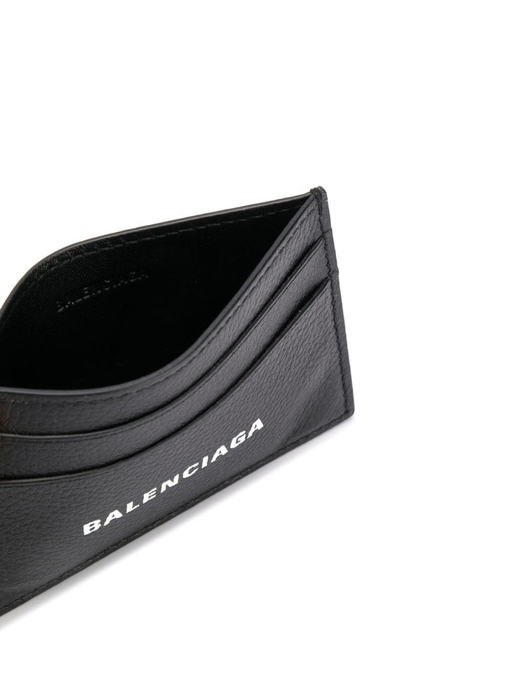 Balenciaga Porte-cartes pliant à Logo Imprimé - Lothaire