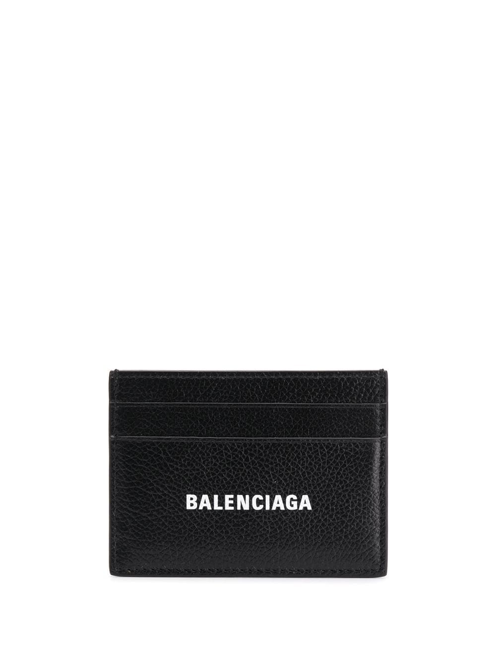 Balenciaga Porte-cartes pliant à Logo Imprimé - Lothaire