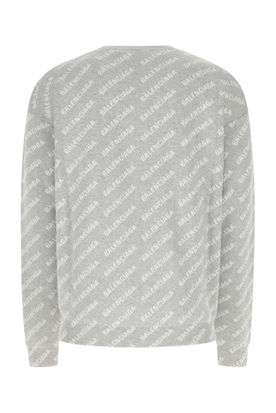 Balenciaga - Pull à motif monogrammé en intarsia - Lothaire boutiques
