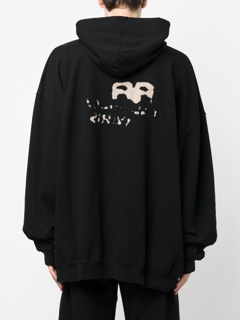 Balenciaga Sweat à capuche Black à logo - Lothaire
