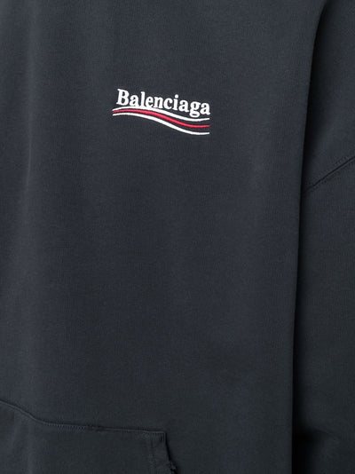 Balenciaga Sweat à capuche Black Political Campaign - Lothaire