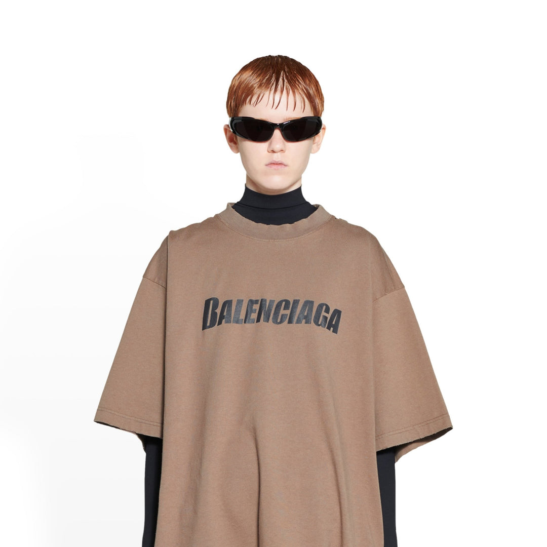 Balenciaga T-shirt Caps Fit Boxy - Lothaire