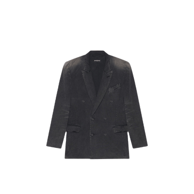 Balenciaga - Veste Slim Worn-Out en jersey vintage noir - Lothaire