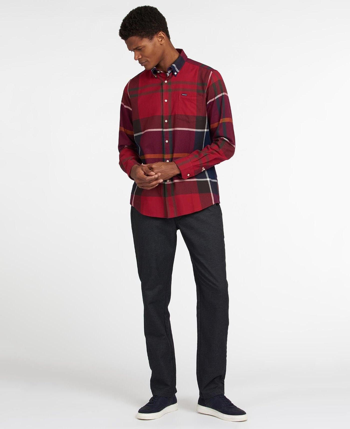 Barbour Chemise red Dunoon - Lothaire boutiques