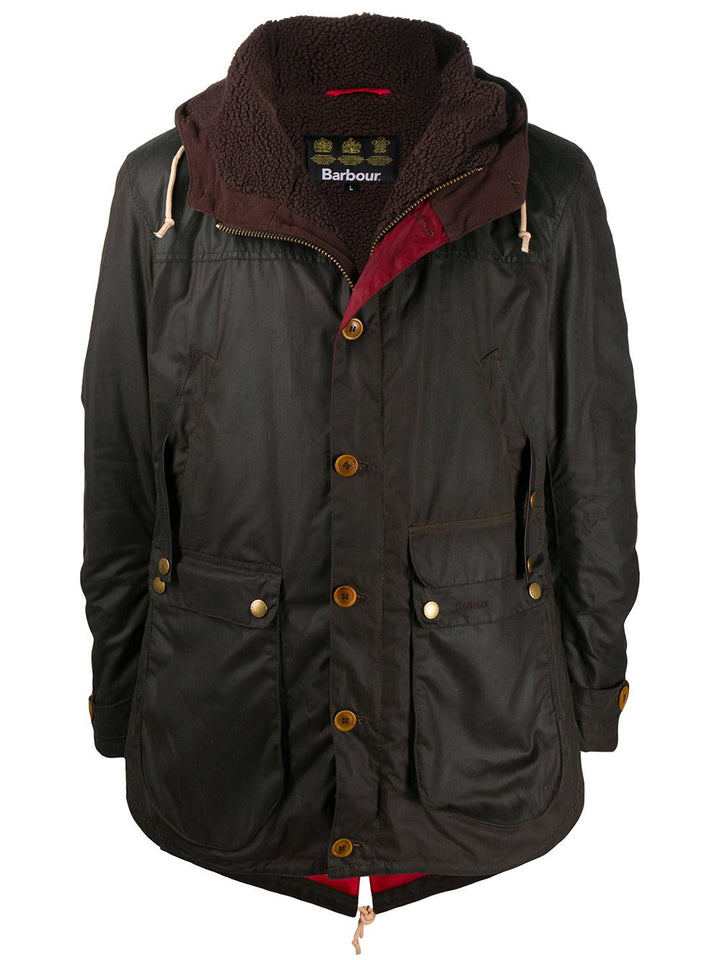 Barbour parka Game à fini ciré - Lothaire boutiques (6946479145125)