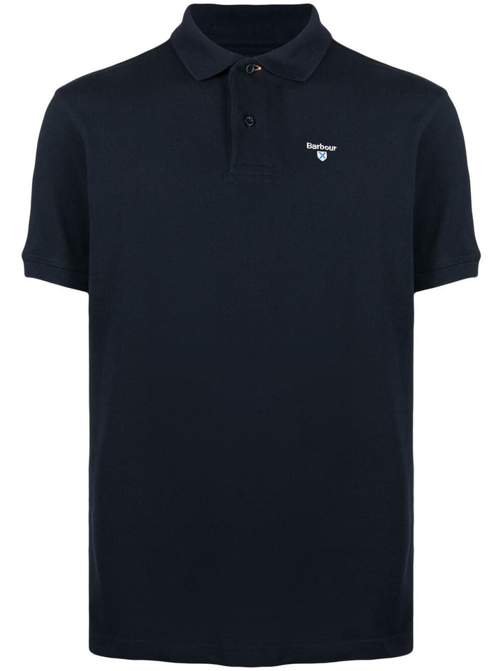 Barbour Polo Marine à logo brodé - Lothaire