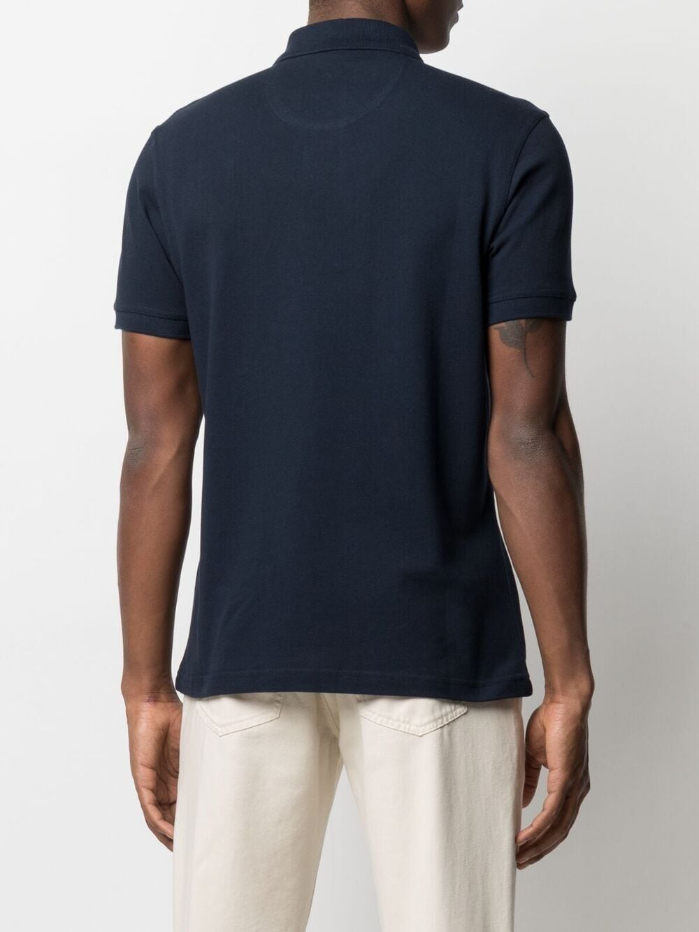 Barbour Polo Marine à logo brodé - Lothaire
