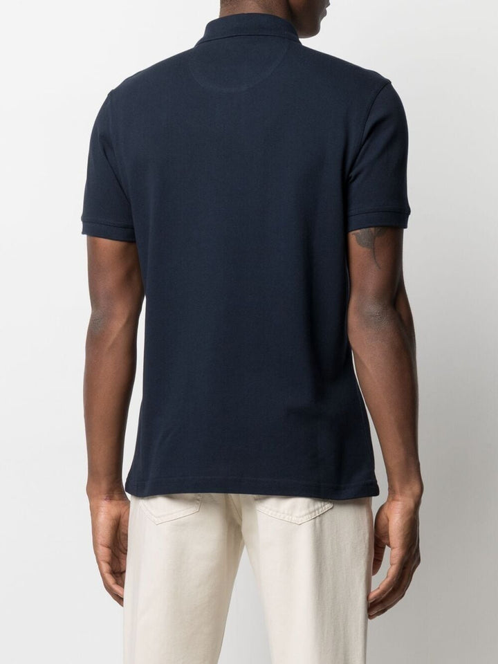 Barbour Polo Marine à logo brodé - Lothaire