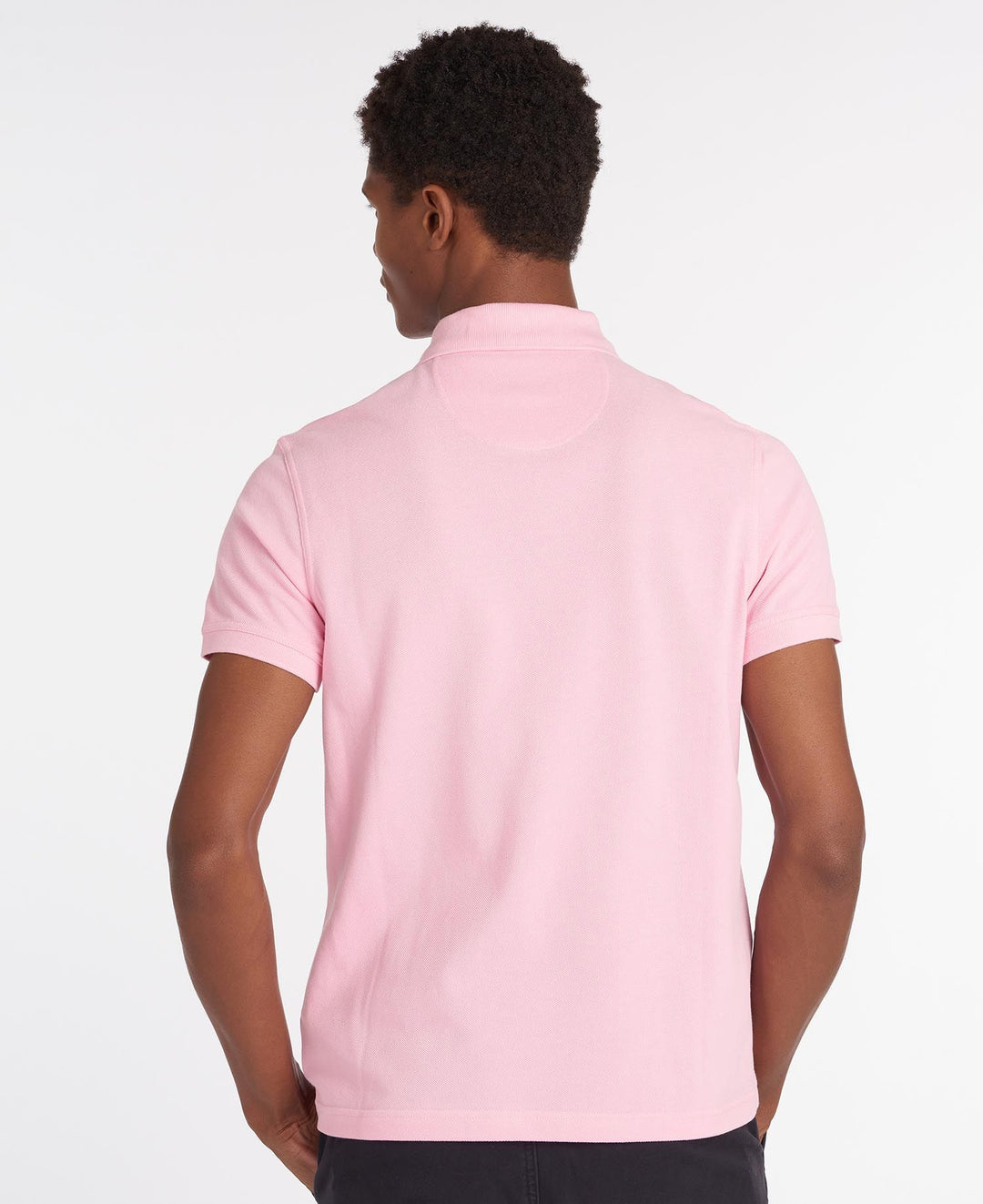 Barbour Polo Sport Rose à logo brodé - Lothaire