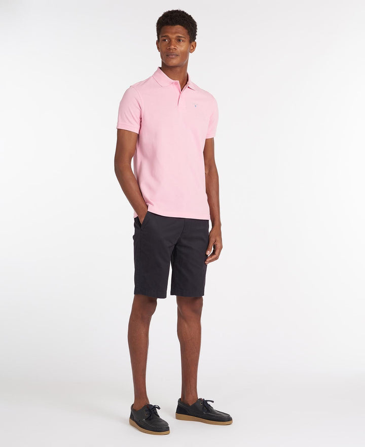 Barbour Polo Sport Rose à logo brodé - Lothaire