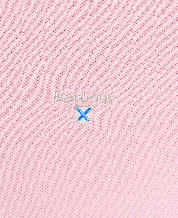 Barbour Polo Sport Rose à logo brodé - Lothaire