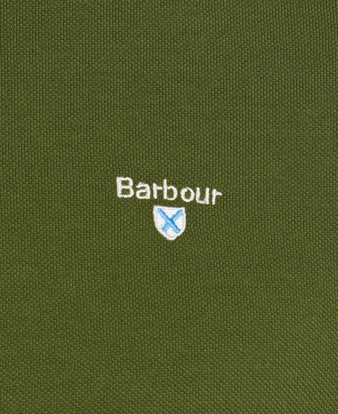 Barbour Polo Sport Vert à logo brodé - Lothaire