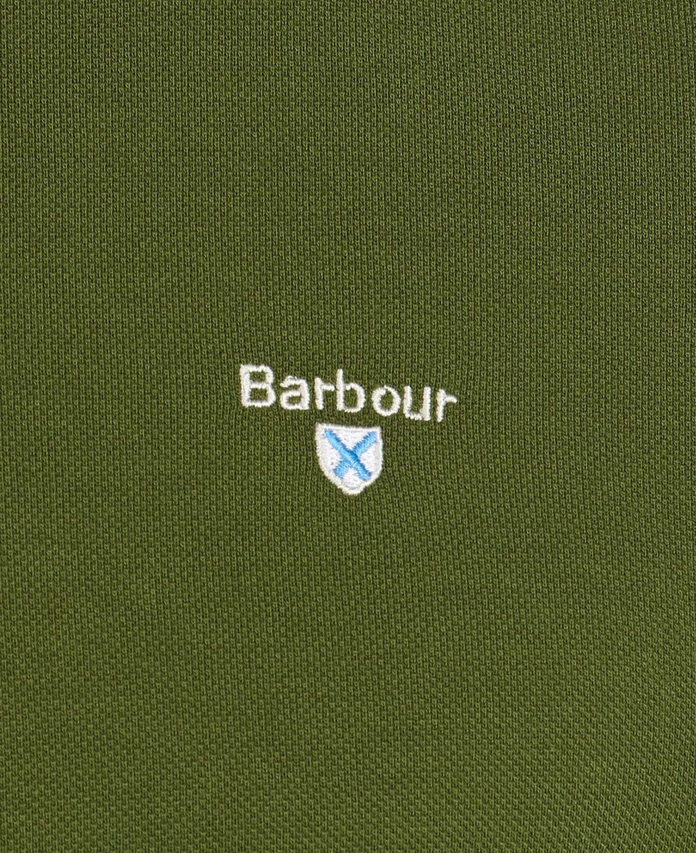 Barbour Polo Sport Vert à logo brodé - Lothaire