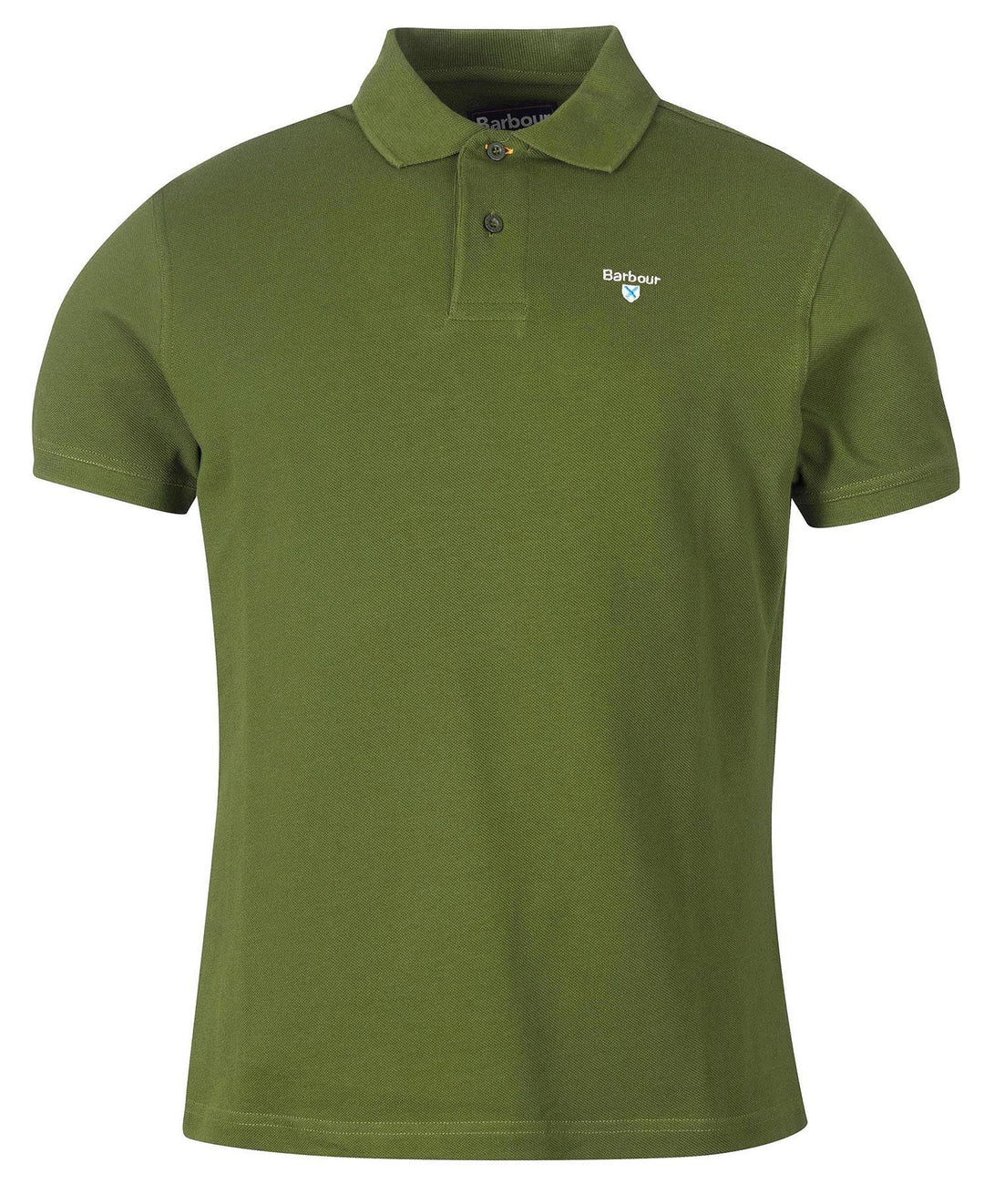 Barbour Polo Sport Vert à logo brodé - Lothaire
