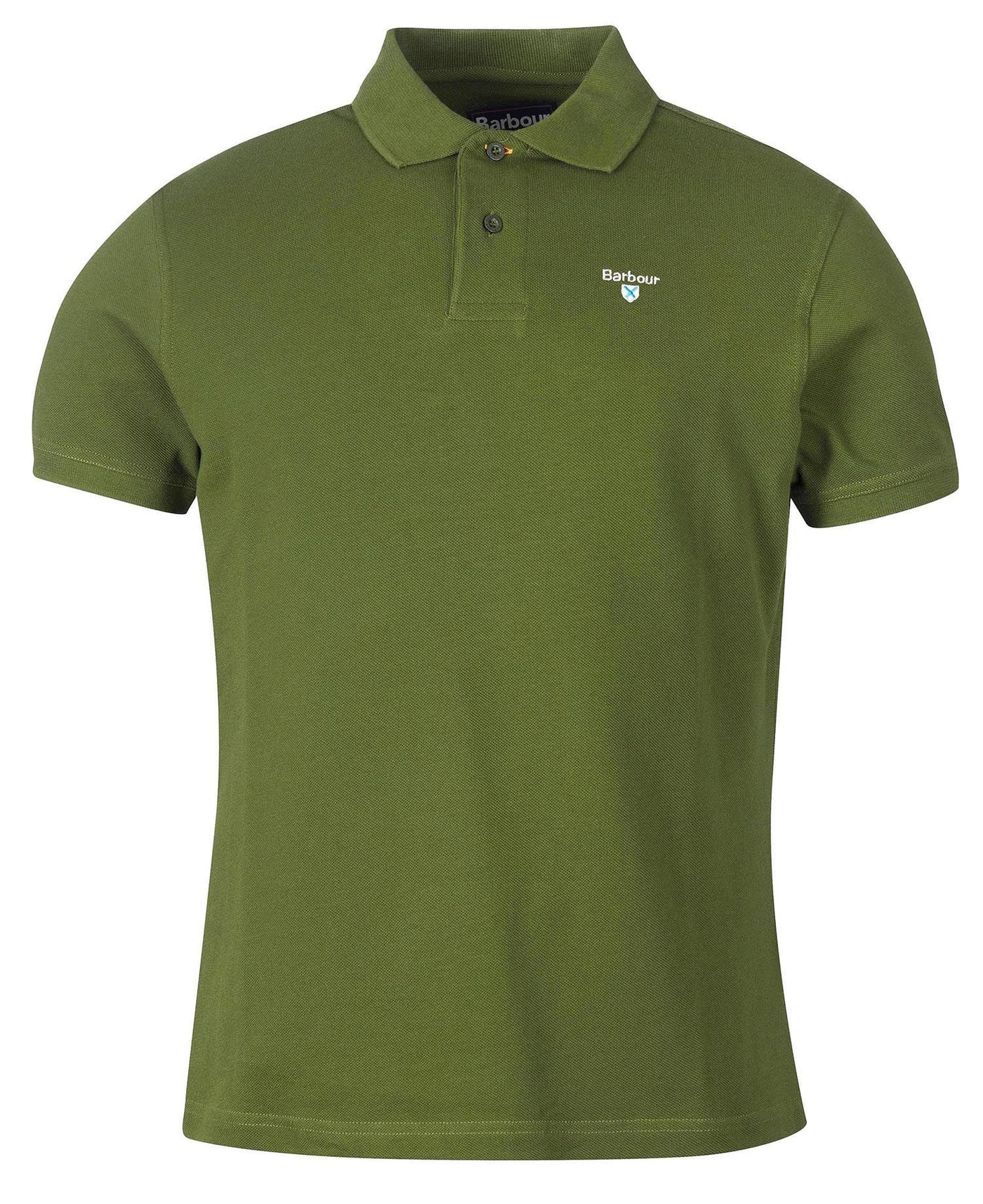 Barbour Polo Sport Vert à logo brodé - Lothaire