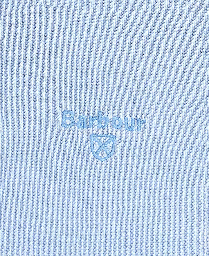 Barbour Polo Washed Sport Blue Sky - Lothaire