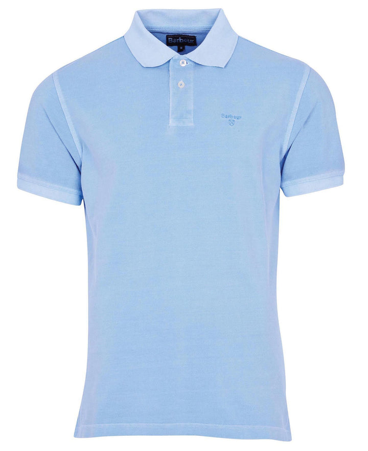 Barbour Polo Washed Sport Blue Sky - Lothaire