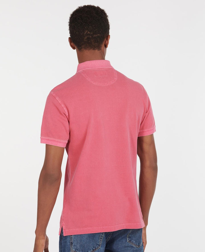 Barbour Polo Washed Sport fushia - Lothaire