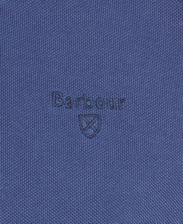 Barbour Polo Washed Sport Navy - Lothaire