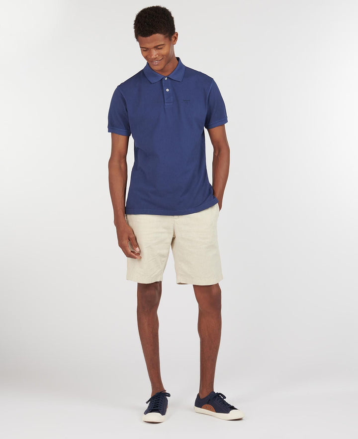 Barbour Polo Washed Sport Navy - Lothaire