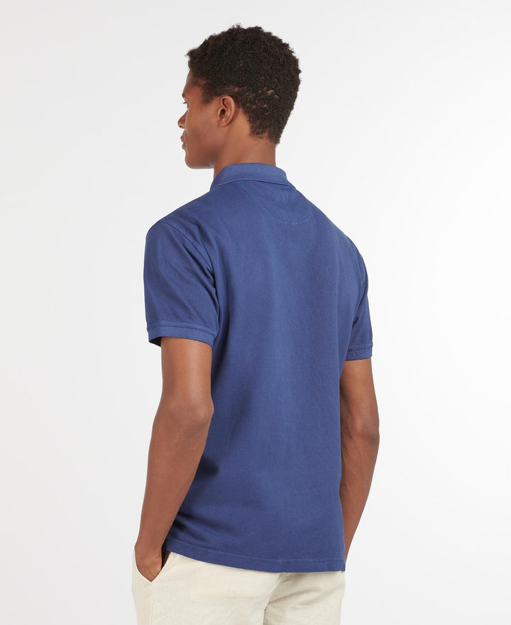 Barbour Polo Washed Sport Navy - Lothaire