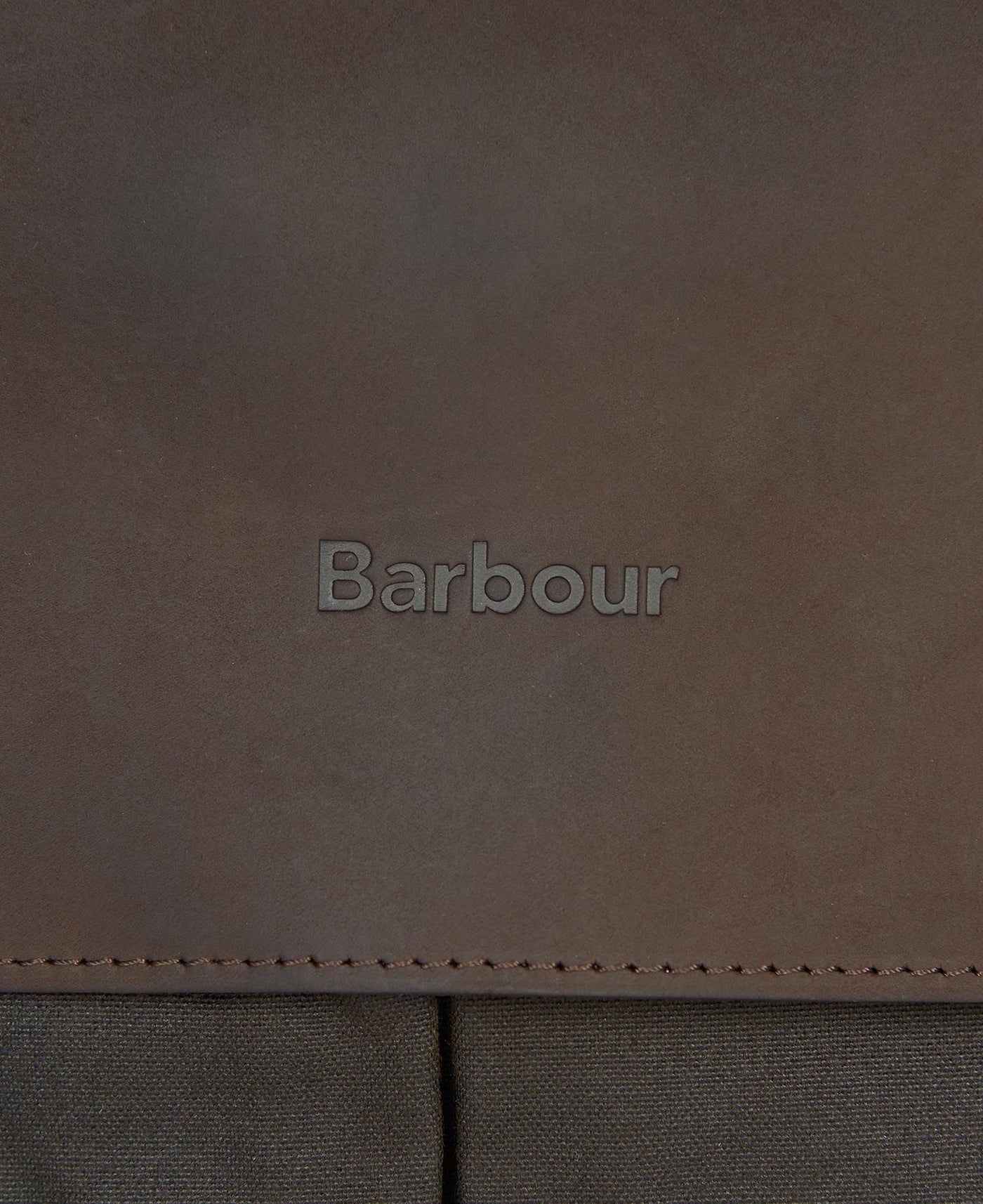 Barbour Porte documents ciré en cuir - Lothaire