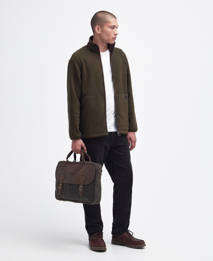 Barbour Porte documents ciré en cuir - Lothaire