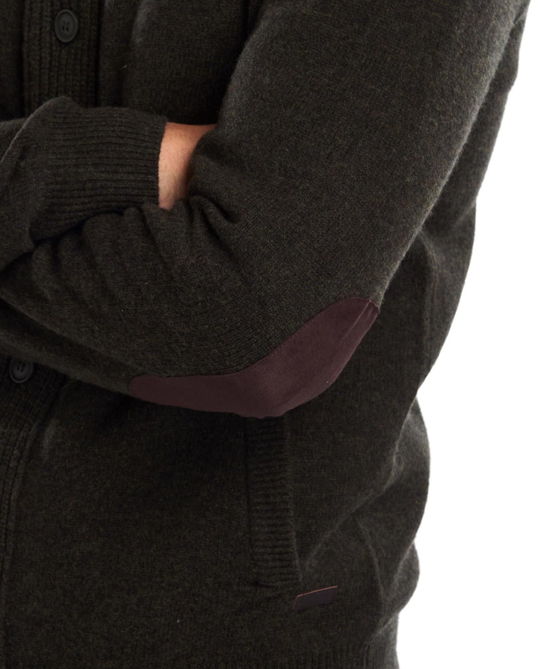 Barbour Pull zippé à écusson Algue - Lothaire boutiques (7017960702117)