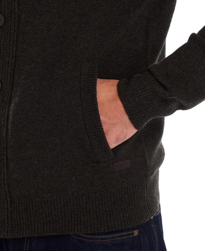 Barbour Pull zippé à écusson Algue - Lothaire boutiques (7017960702117)