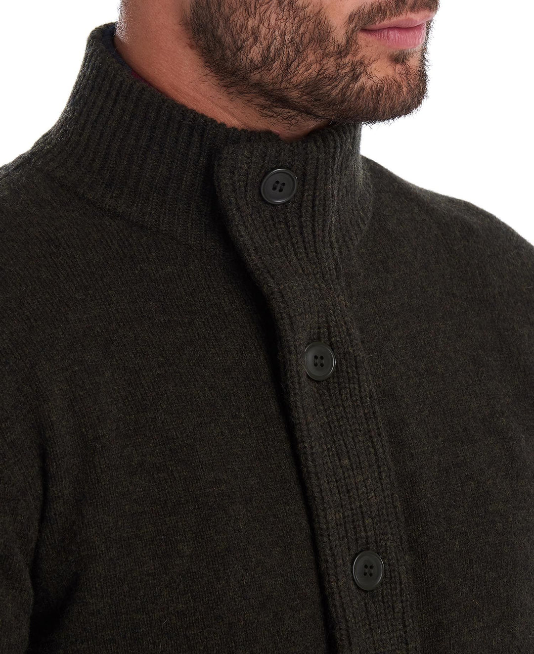 Barbour Pull zippé à écusson Algue - Lothaire boutiques (7017960702117)