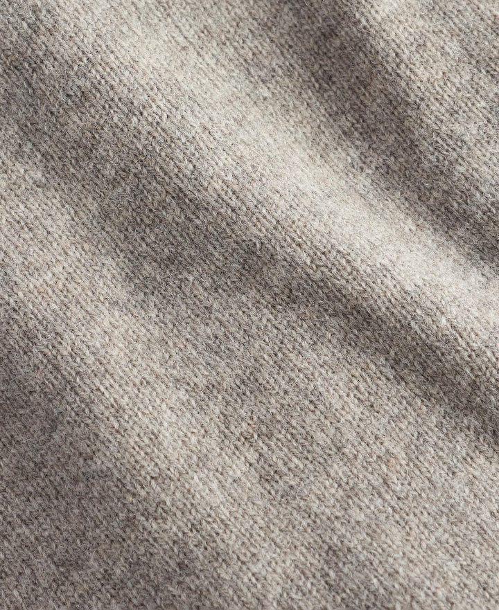Barbour Pull zippé à écusson New Stone - Lothaire