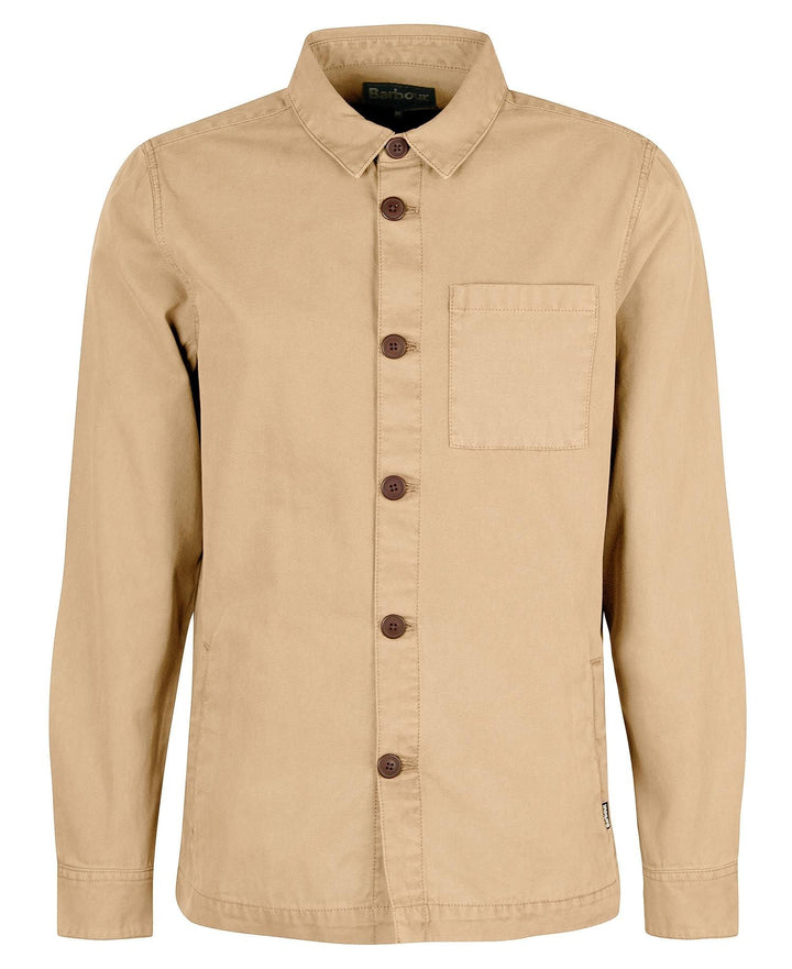 Barbour Surchemise coton Washed Stone - Lothaire