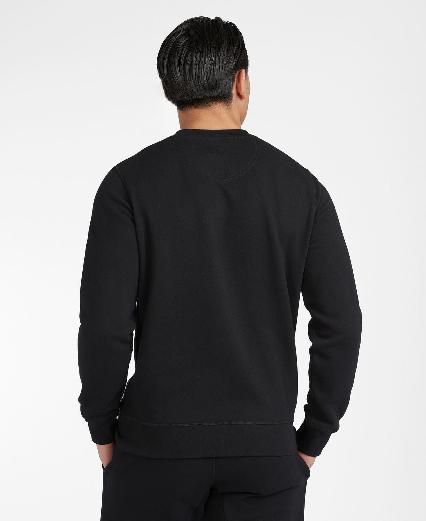 Barbour Sweatshirt Large Logo Noir - Lothaire boutiques