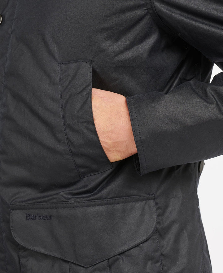 Barbour Veste cirée Hereford navy - Lothaire boutiques