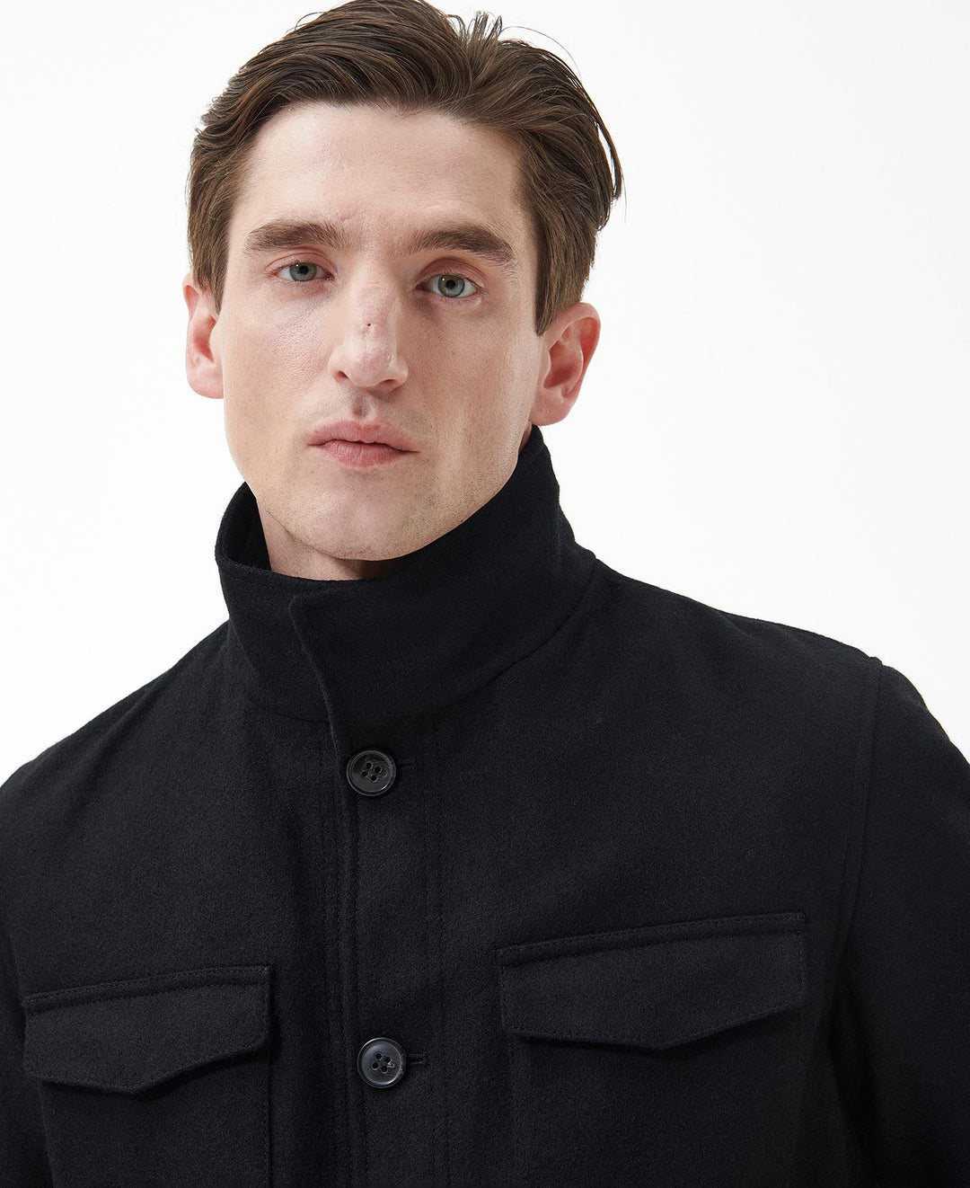Barbour Veste laine black Trent - Lothaire