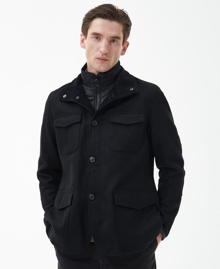 Barbour Veste laine black Trent - Lothaire