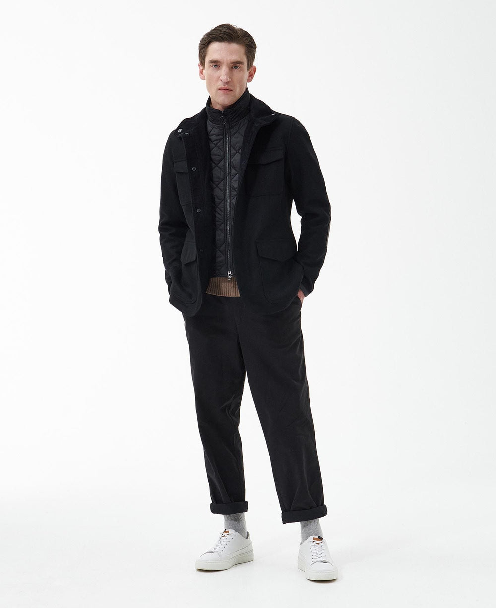 Barbour Veste laine black Trent - Lothaire