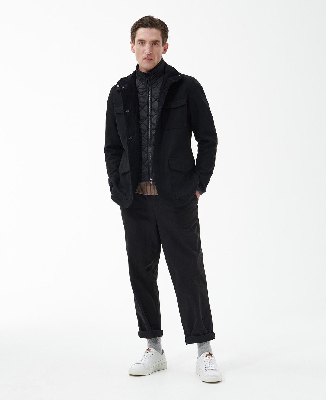Barbour Veste laine black Trent - Lothaire