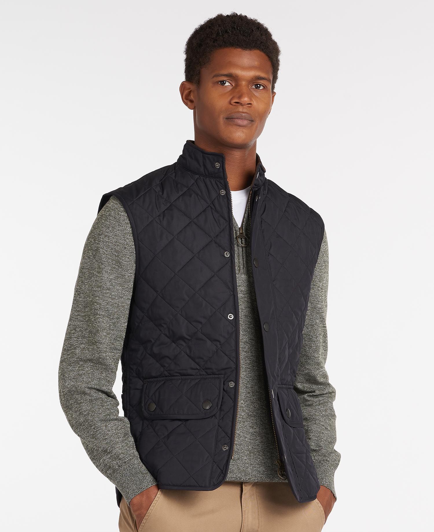 Mens barbour vest top