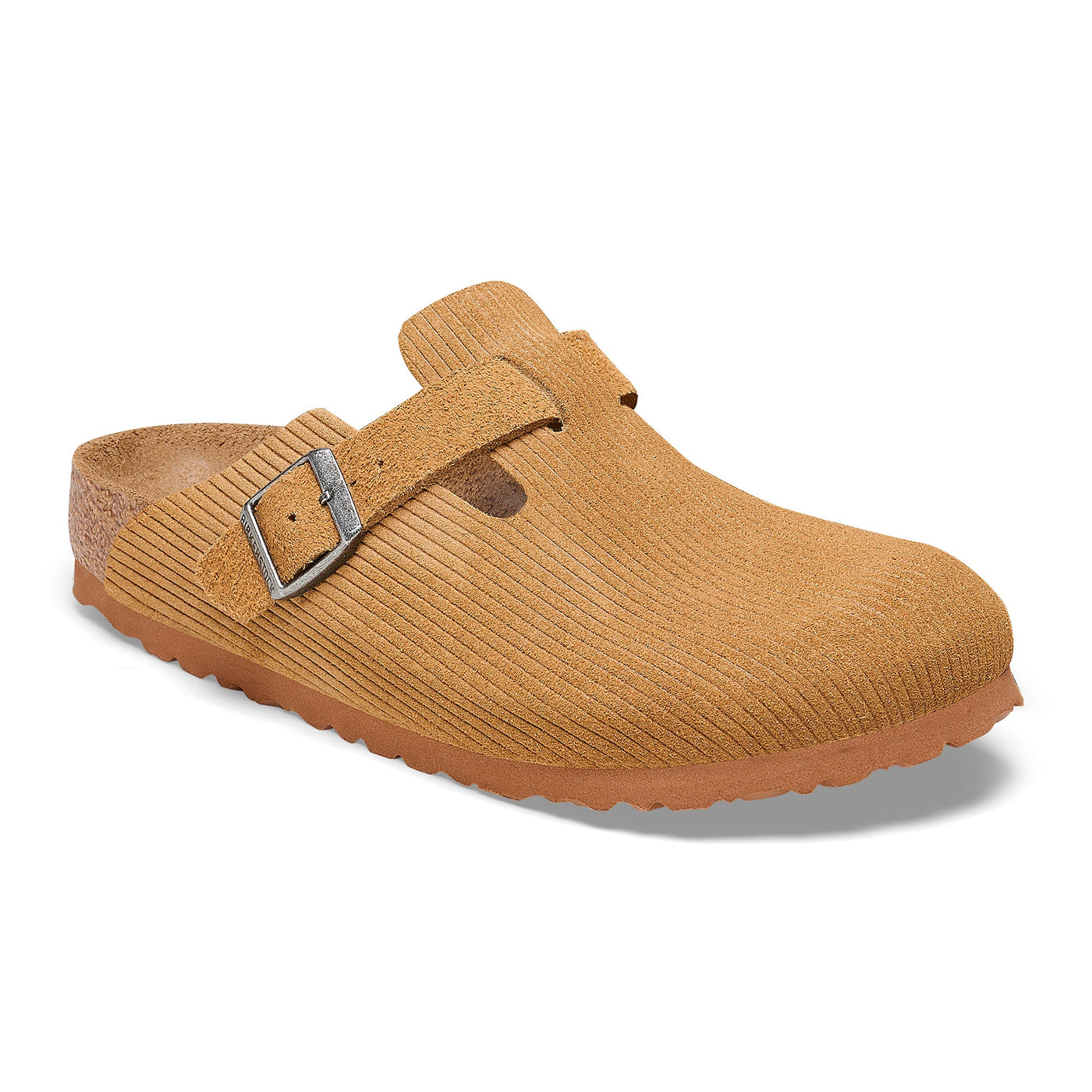 Birkenstock Sabots Boston Corduroy Cork Brown - Lothaire