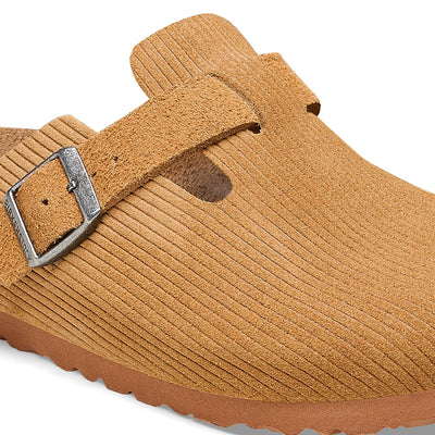 Birkenstock Sabots Boston Corduroy Cork Brown - Lothaire