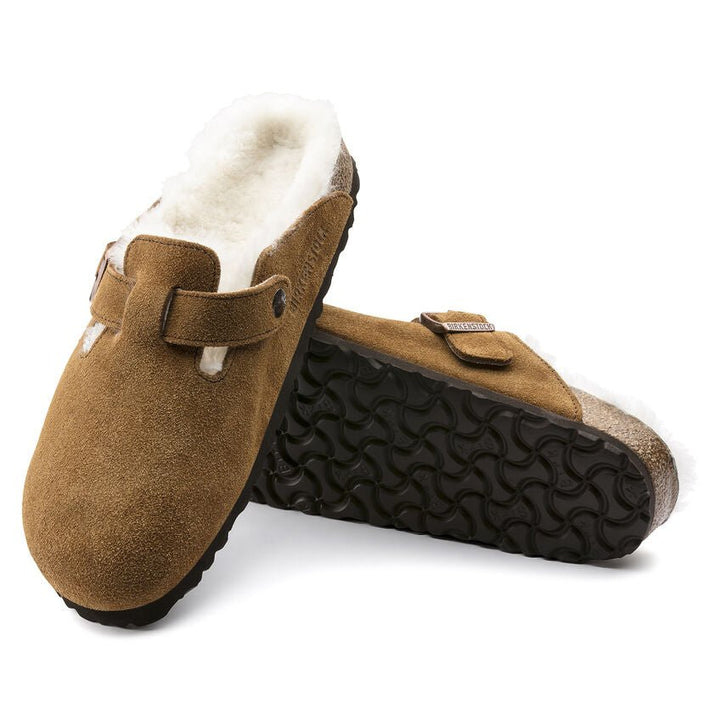 Birkenstock Sabots Boston fourrure agneau - Lothaire boutiques